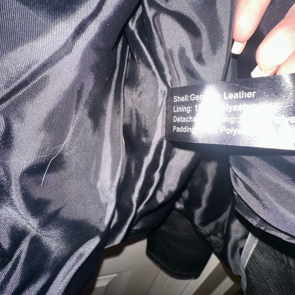 Vintage Wilda Genuine Leather Cafe Racer Jacket Black XL Moto Biker Style - Picture 7 of 9